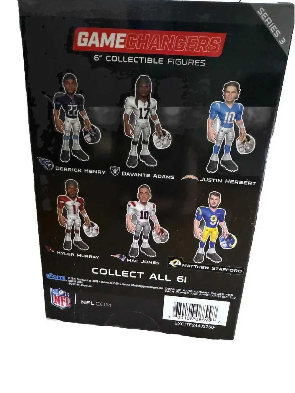 JUSTIN HERBERT SAN DIEGO CHARGERS NFL GAME CHANGERS 6